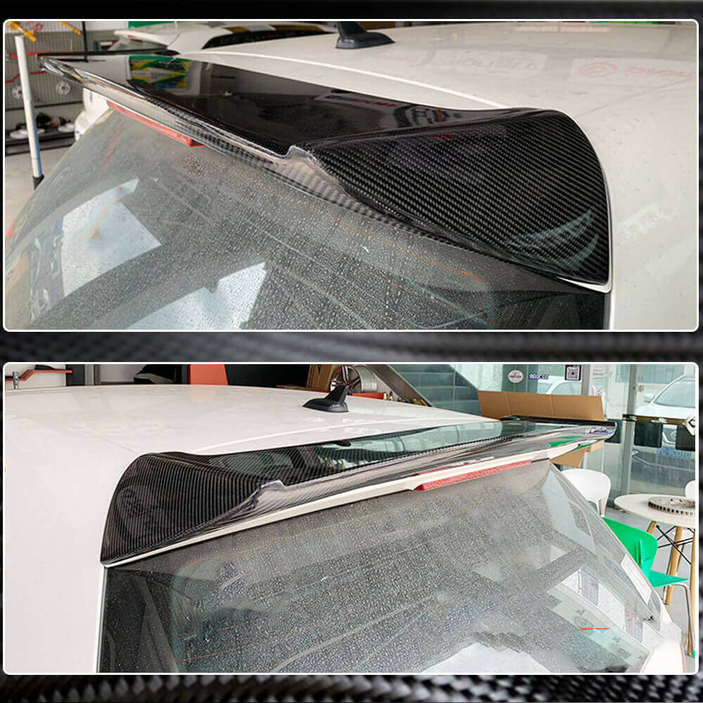 Spoiler V3 (for GTI/R HB 2010-2013, Carbon) for Volkswagen Golf 6 - image 4