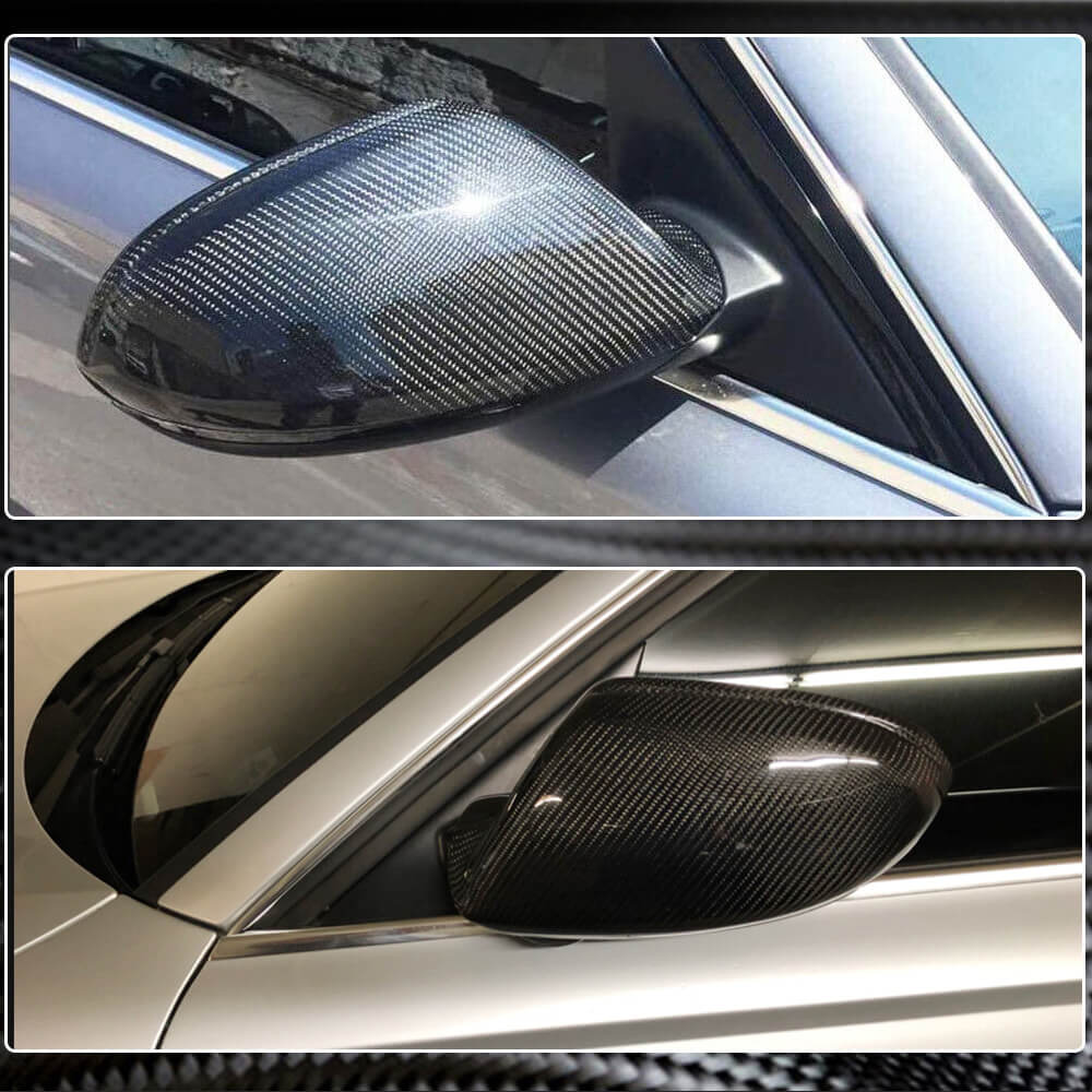 Carbon Mirror Covers (2011-2014) V2 for Audi A6 C7 2011-2017 - image 4