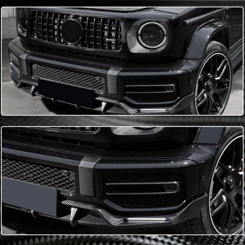 Covers for fog lights (for G63 AMG, Carbon) for Mercedes G class W463 2018-2024 - image 4
