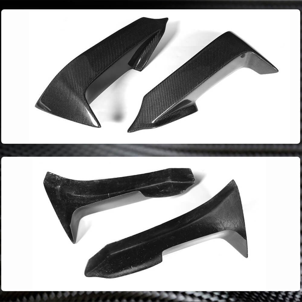 Front Bumper Splitters Carbon Fiber V2 (for M-Sport) for BMW 6 F12/F13/F06 2011-2015 - image 4