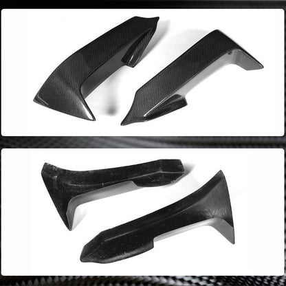 Front Bumper Splitters Carbon Fiber V2 (for M-Sport) for BMW 6 F12/F13/F06 2011-2015 - image 4