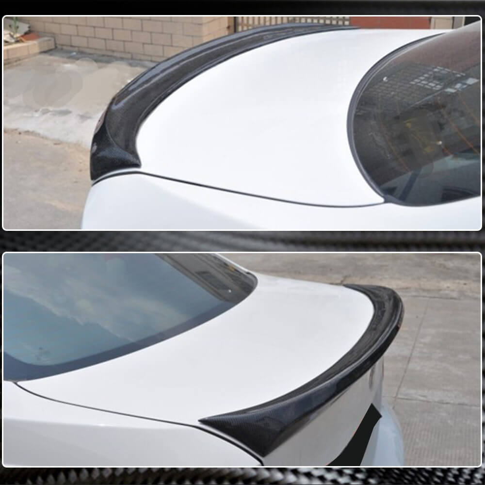 Rear Trunk Spoiler Carbon Fiber V2 (SD) for BMW 3 series E-90/91/92/93 2005-2011 - image 4