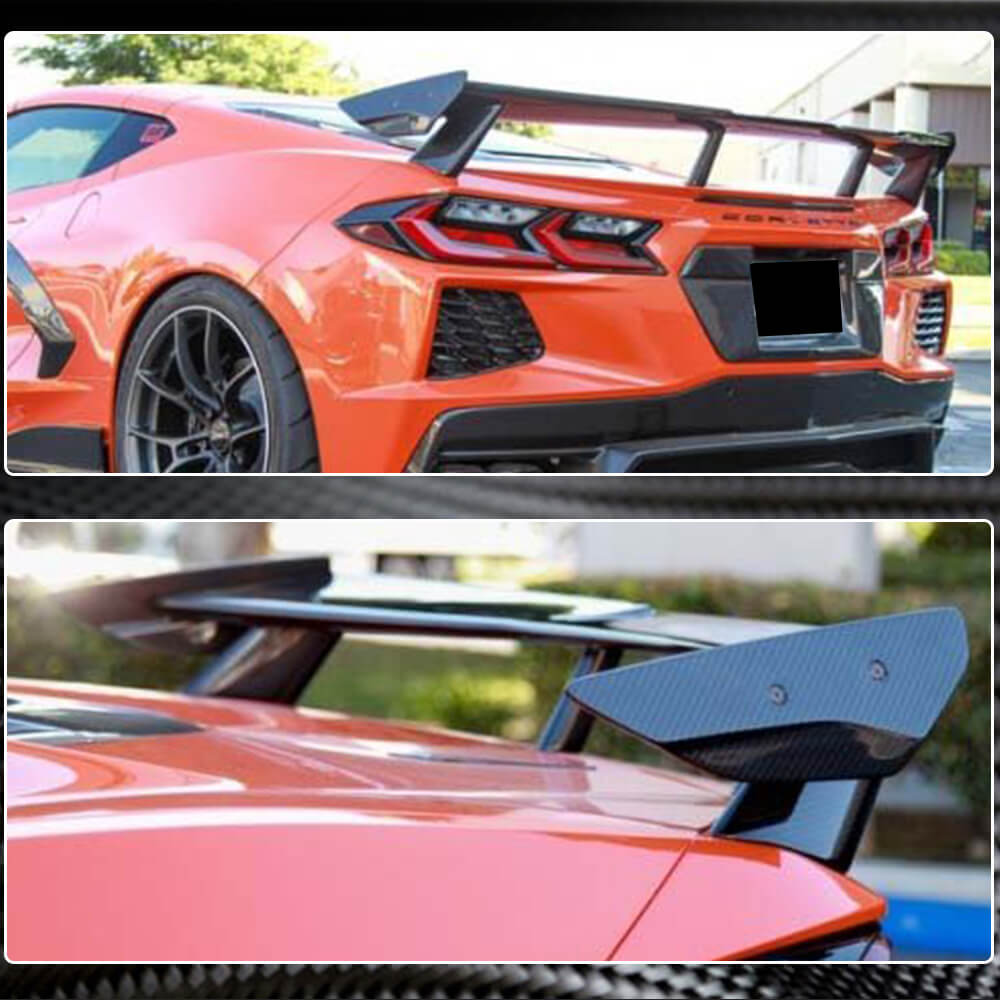 Spoiler V1 (Carbon) for Chevrolet Corvette C8 2019- - image 4