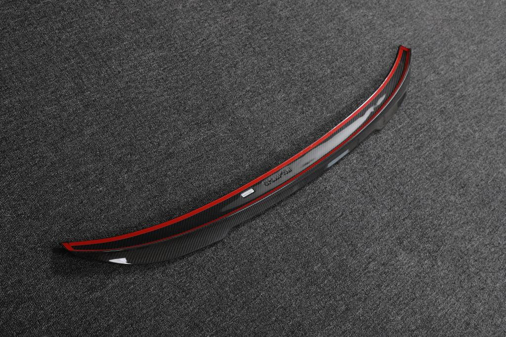 Rear Trunk Spoiler Dry Carbon Fiber V5 (SD) for BMW 3 series G20/21 2018- - image 4