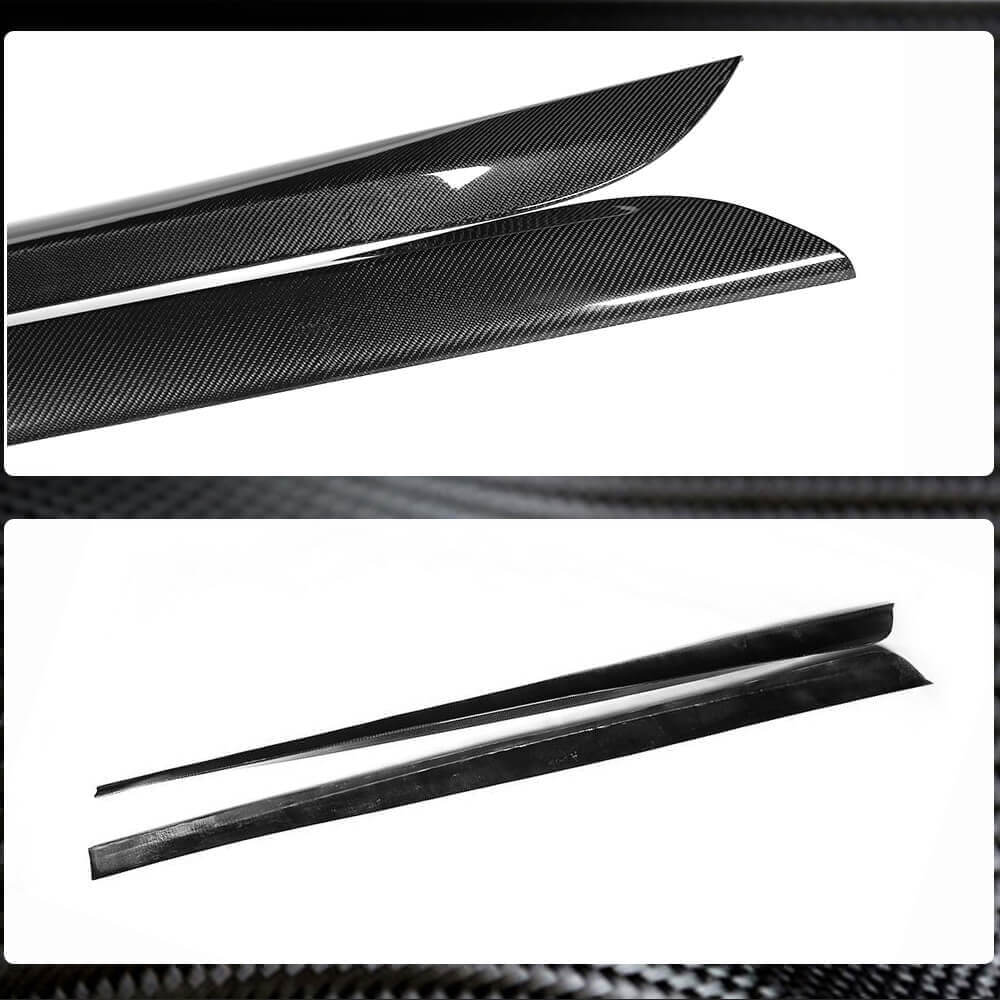 Side Skirt Extensions (for F34 M-Sport, Carbon) for BMW 3 Series F-30/31/34 2012-2019 - image 4
