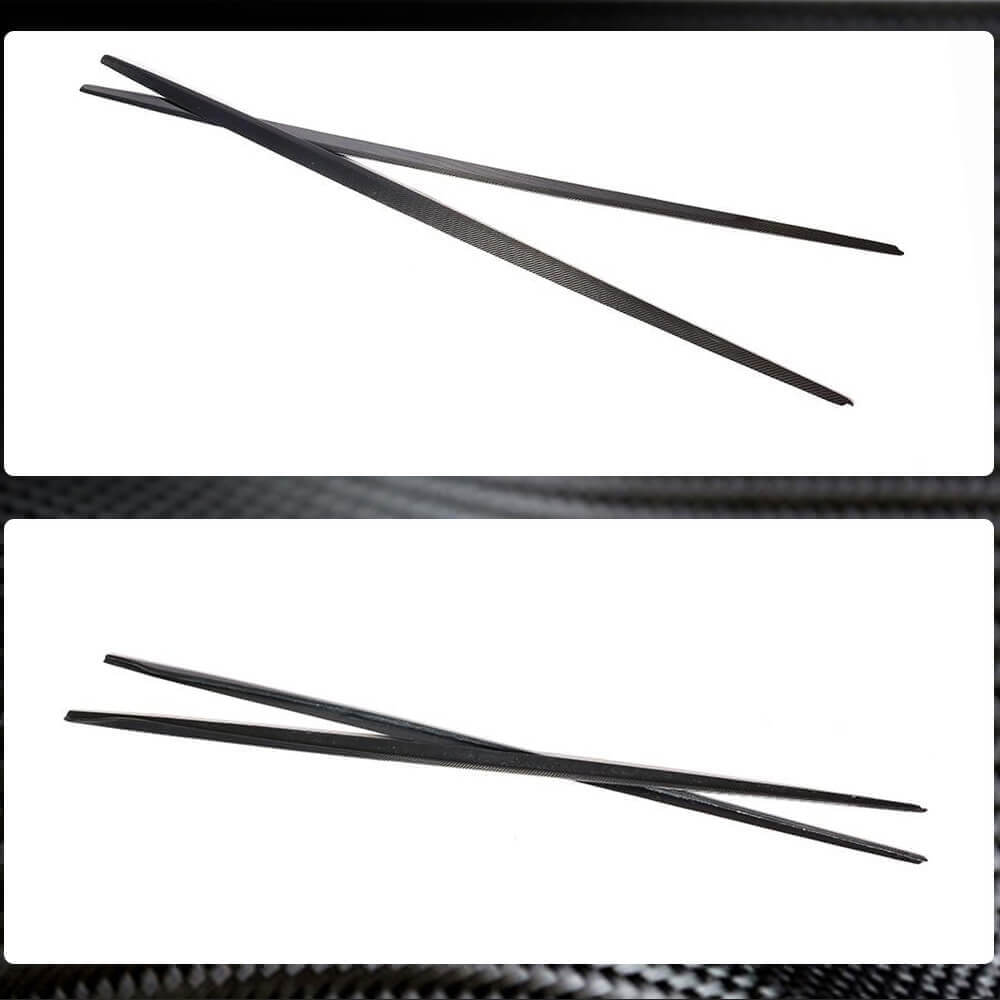 Side Skirt Extensions (for M-Sport 2015-2019, Carbon) for BMW 1 Series F20/F21 2011-2019 - image 4