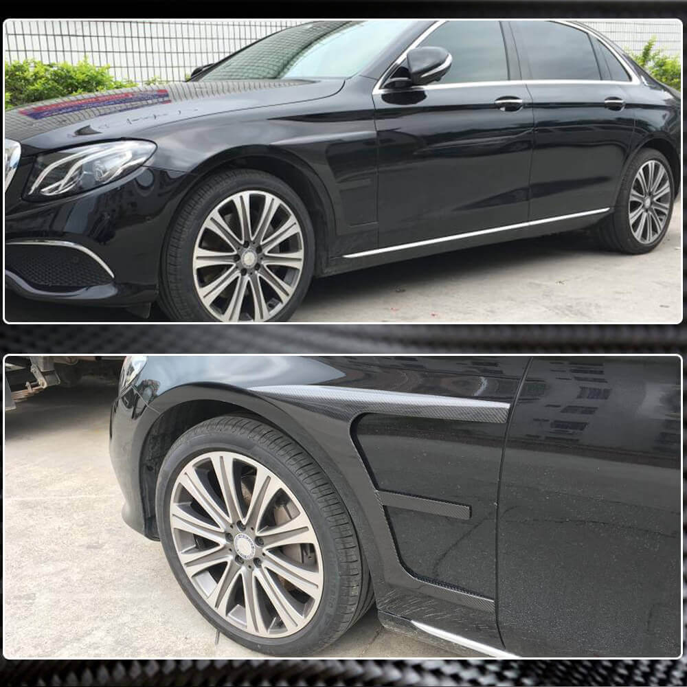 Carbon Front Fender Covers (AMG-Line/E43 AMG 2016-2019) for Mercedes E-сlass W213 2016-2023 - image 4