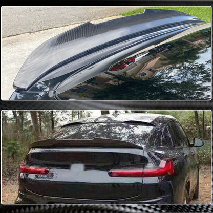 Rear Trunk Spoiler Carbon Fiber V1 for BMW X4 G02 2018- - image 4
