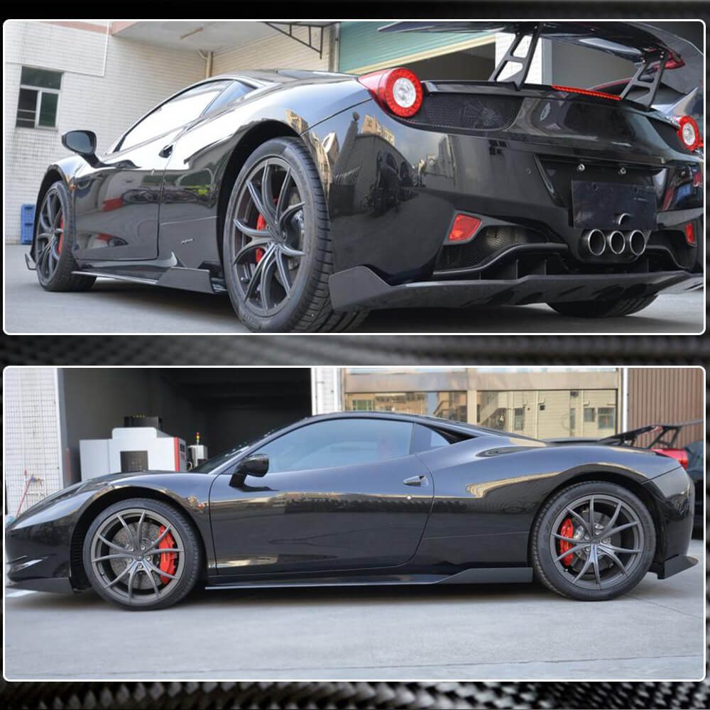 Side Skirts (2011-2013, Carbon) for Ferrari 458 Italia 2009-2015 - image 4