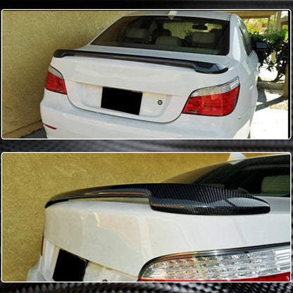 Rear Trunk Spoiler Carbon Fiber V3 (SD) for BMW 5 series E-60/61 2003-2010 - image 4