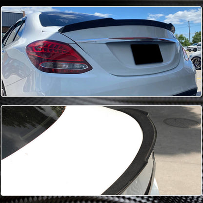 Spoiler V12 (for SD 2015-2021, Carbon) for Mercedes C-class W205 2014-2021 - image 4