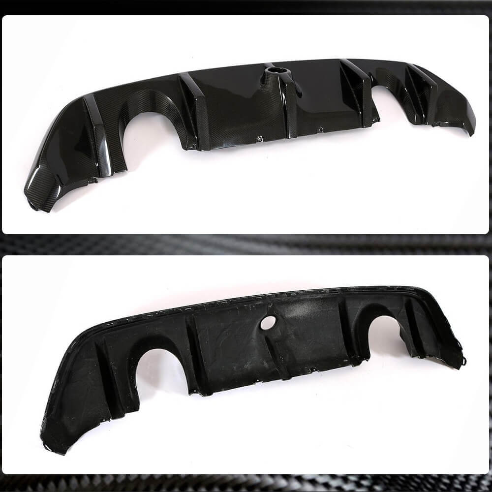 Rear Bumper Diffuser (for RS 2015-2017, Carbon) for Ford Focus III 2011-2017 - image 4