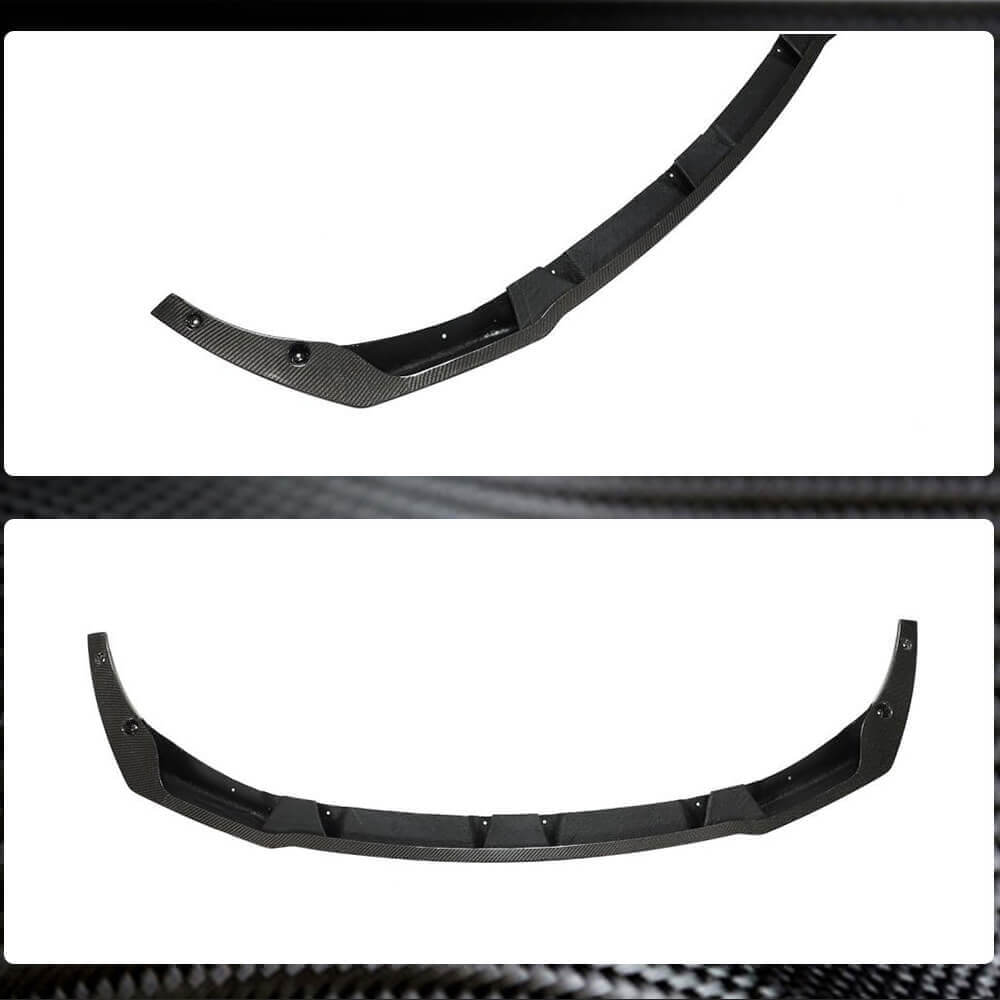 Front Bumper Lip Carbon Fiber V2 (for F98 2019-2021) for BMW X4 G02 2018- - image 4
