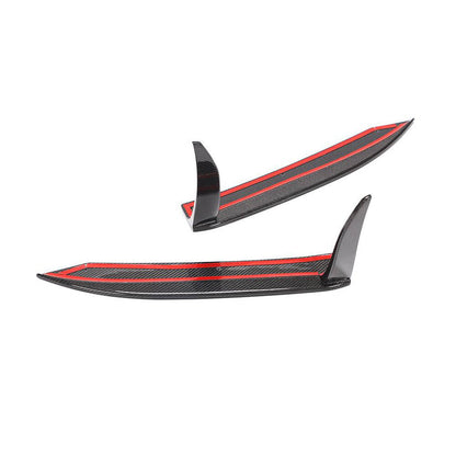 Covers on the rear bumper (for Carrera 4 GTS 2017-2018, Carbon) for Porsche 911 2012-2018 - image 4