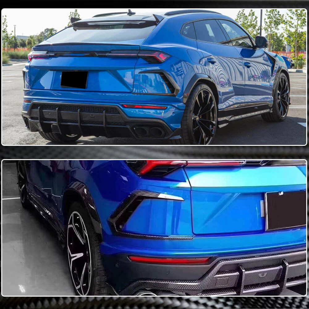 Rear Bumper Splitters Dry Carbon Fiber for Lamborghini Urus - image 6