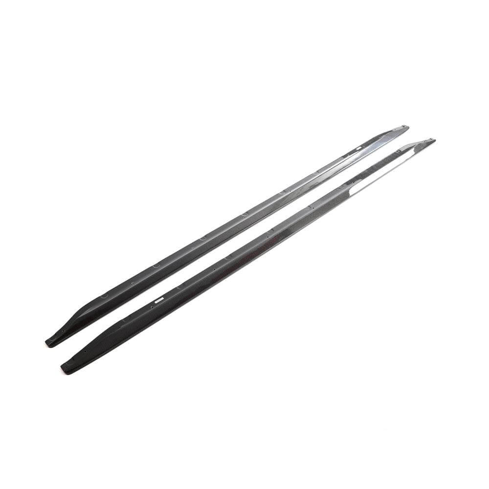 Side Skirt Extensions V3 (for G80, Carbon) for BMW 3 Series G20/21 2018- - image 4