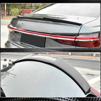 Rear Trunk Spoiler Carbon Fiber V2 for Audi A6 C8 2018- - image 4