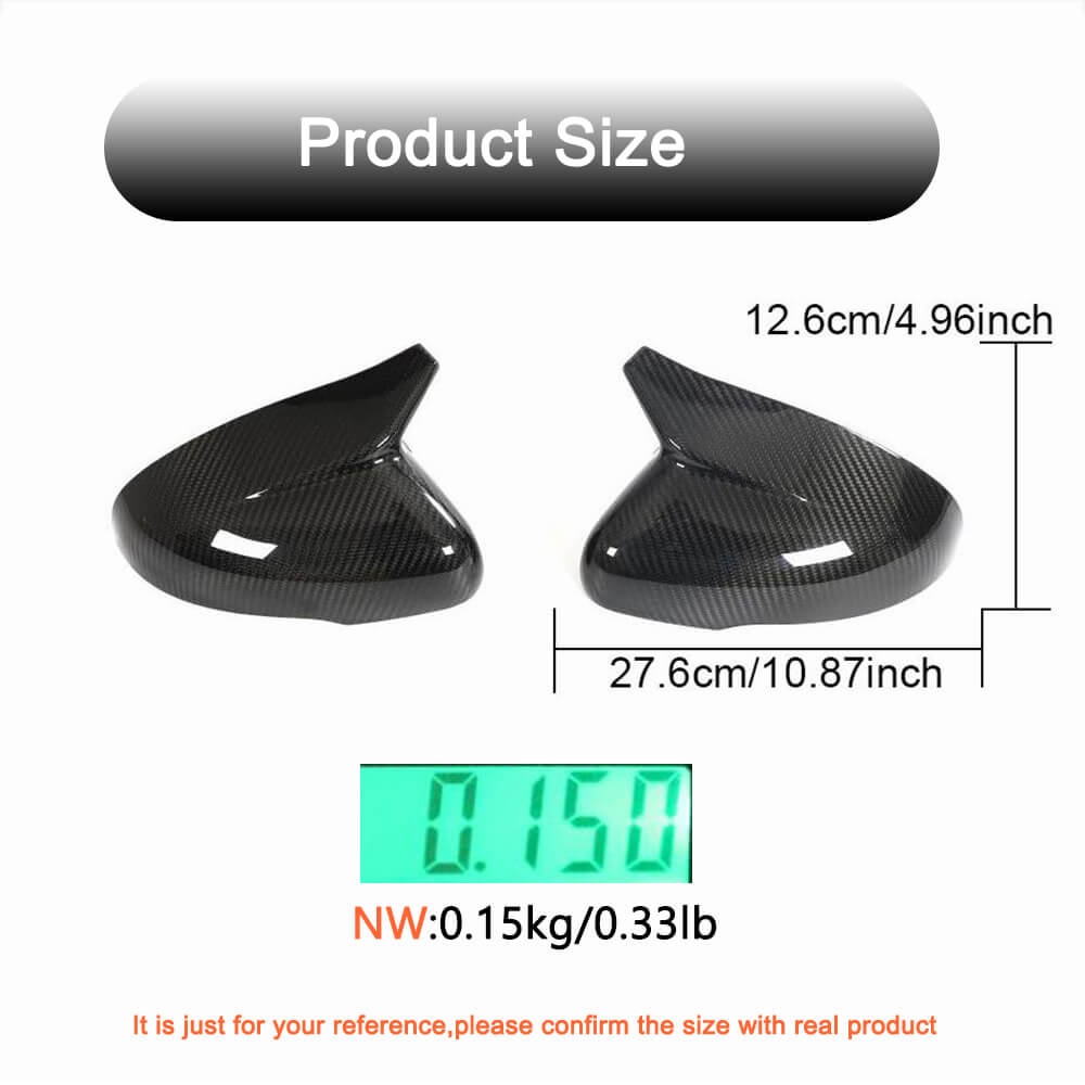 Mirror Covers (Carbon) for Kia Stinger 2017-2023 - image 4