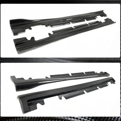 Side Skirts V4 (Carbon) for Mercedes A-сlass W176 2012-2018 - image 4