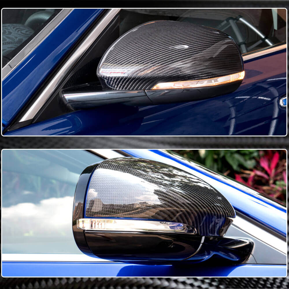 Mirror covers (2013-2021, Carbon) for Jaguar F-Type - image 4