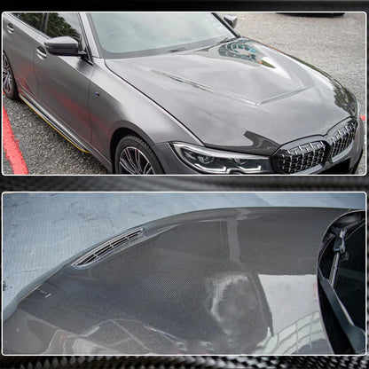 Engine Bonnet Hood Cover Carbon Fiber (2017-2020) for BMW 3 series G20/21 2018- - image 4
