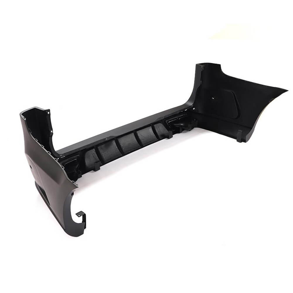 Cover on the rear bumper with a diffuser (2014-2019, Plastic + carbon) for Mercedes Vito / V-class W447 2014↗ year - image 4