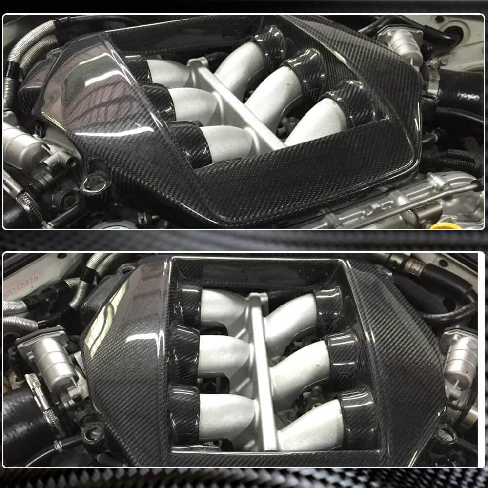 Engine cover (2009-2015, Carbon) for Nissan GT-R - image 4
