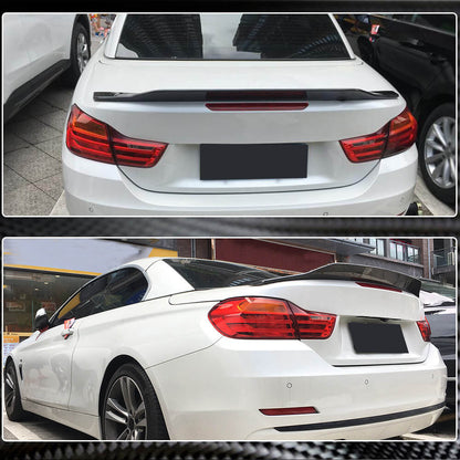 Rear Trunk Spoiler Carbon Fiber V13 (Convertible) for BMW 4 series F-32 2012-2020 - image 4