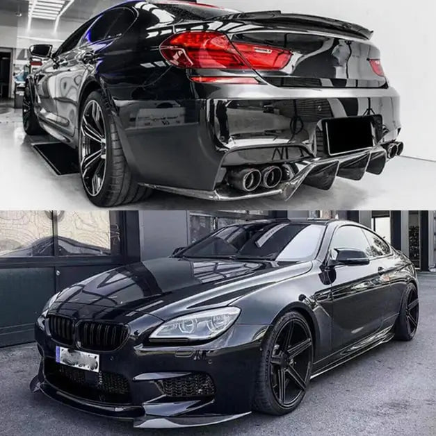 Rear Bumper Diffuser Carbon Fiber V4 (for M6) for BMW 6 F12/F13/F06 2011-2015 - image 4