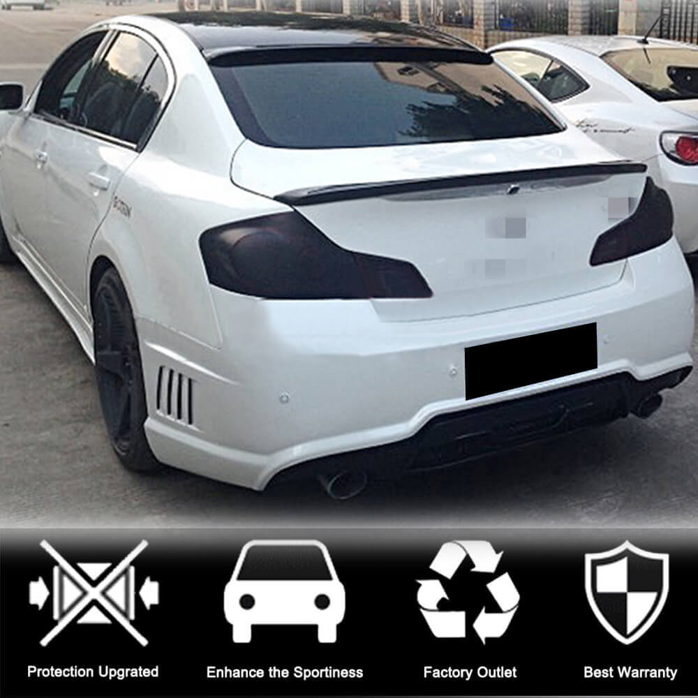 Carbon SD Visor (for G37 2009-2013, G25 2011-2012) for Infiniti G25/G35/37 (V36/CV36) 2006-2015 - image 4