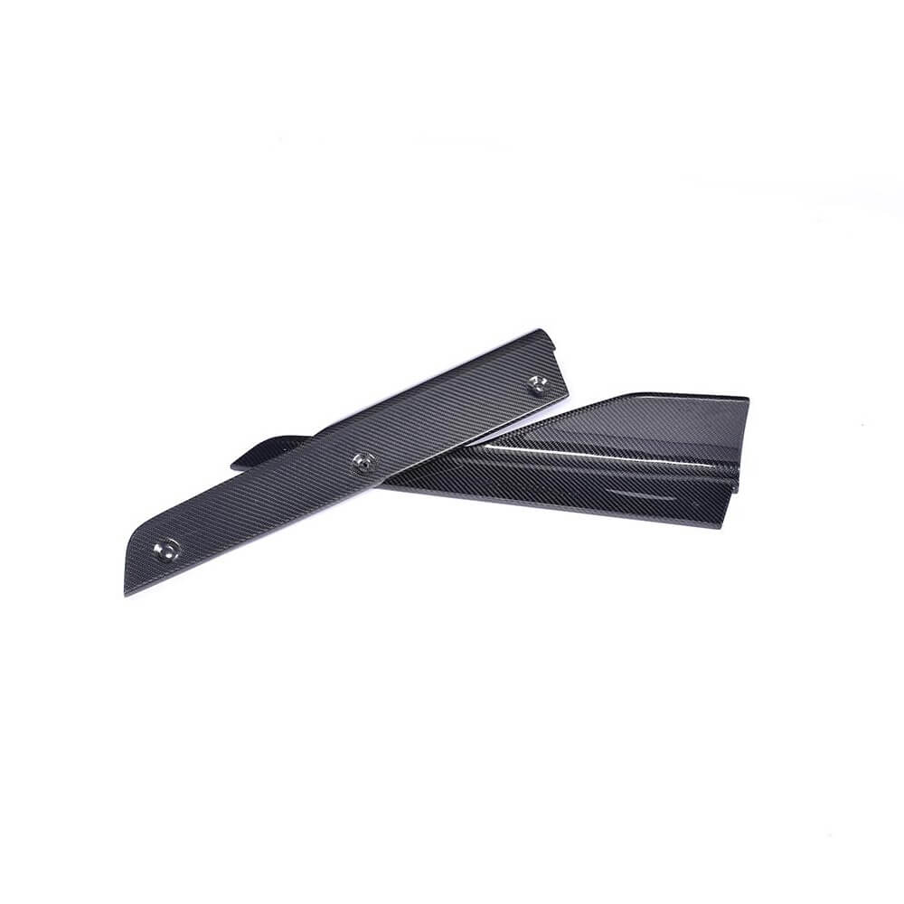 Side Skirts Splitters Carbon Fiber V1 (for M-Sport) for BMW 4 series F-32 2012-2020 - image 4