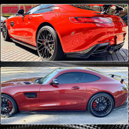 Side Skirts (2015-2017, Carbon) for Mercedes AMG GT C190/R190 2014-2022 - image 4
