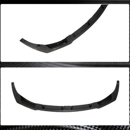Front Bumper Lip Spoiler (for F98 2018-2021, Carbon) for BMW X4 G02 2018- - image 4