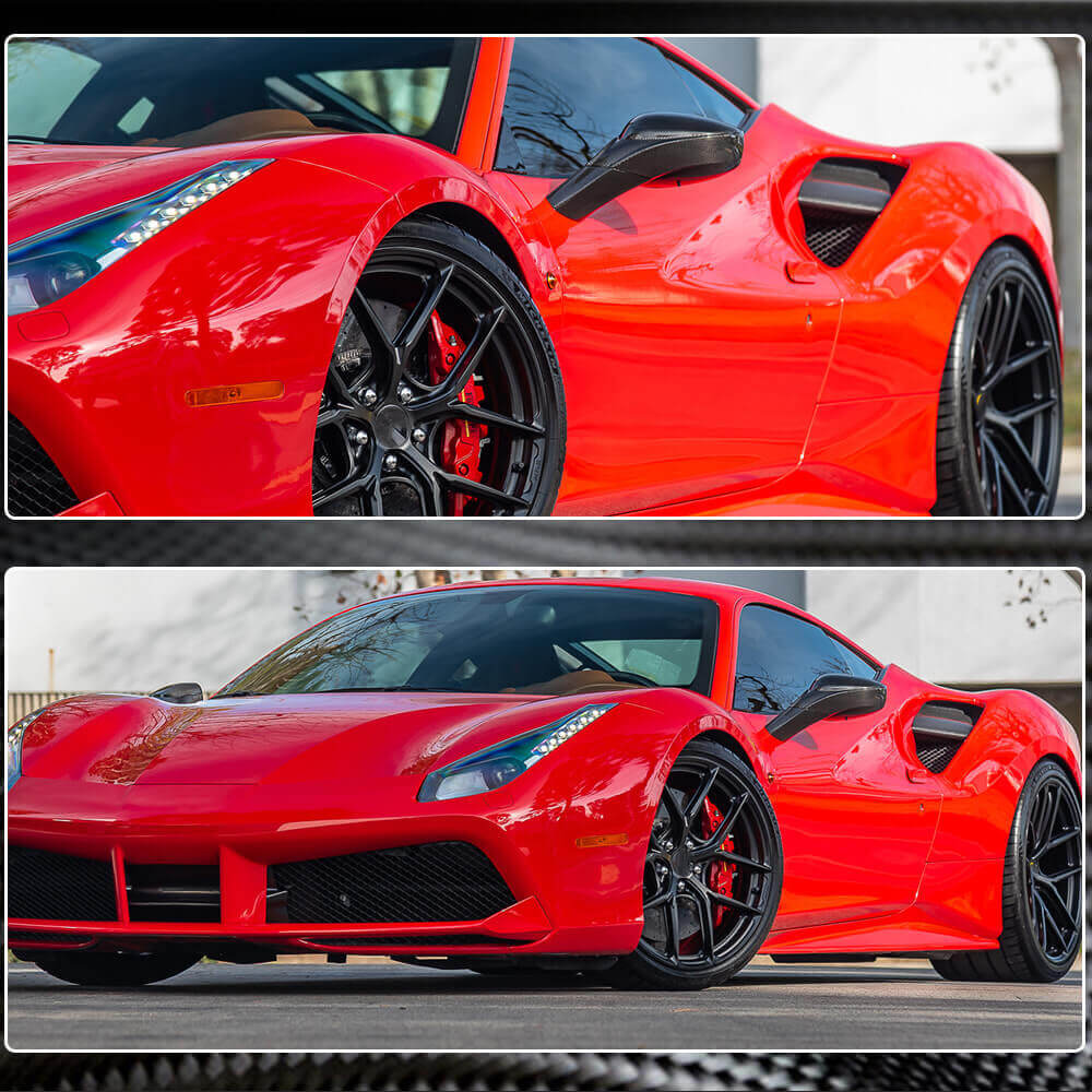 Rear fenders (2015-2019, Carbon) for Ferrari 488 GTB - image 4