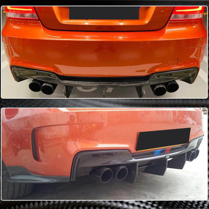 Rear Bumper Diffuser Carbon Fiber (for 1M E82) for BMW 1 series E81/82/87/88 2004-2011 - image 4