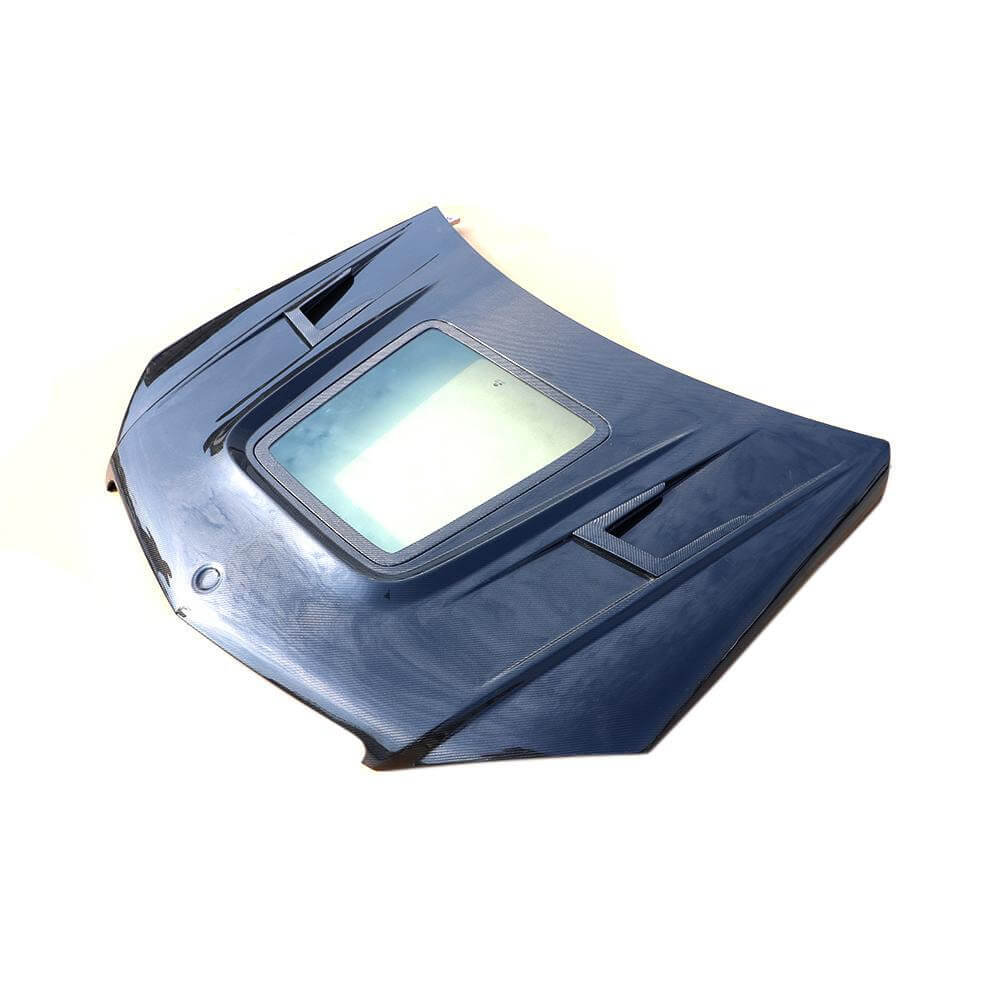 Hood 2012-2014 (Carbon) for Mercedes C-class W204 2007-2015 - image 4