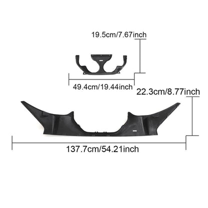 Rear Bumper Diffuser V1 (for G87, Carbon) for BMW 2 Series G42 2021- - image 4