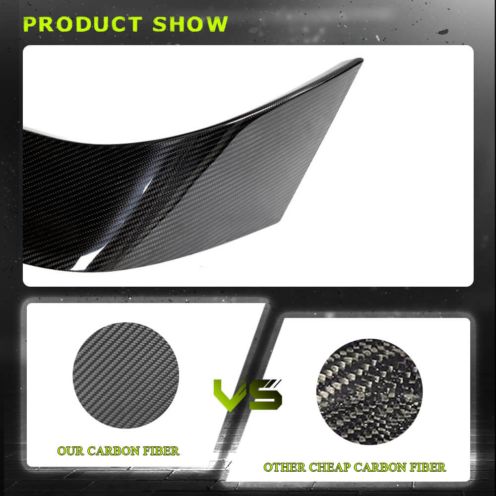 Rear Trunk Spoiler Carbon Fiber V2 (for G87) for BMW 2 Series G42 2021- - image 4