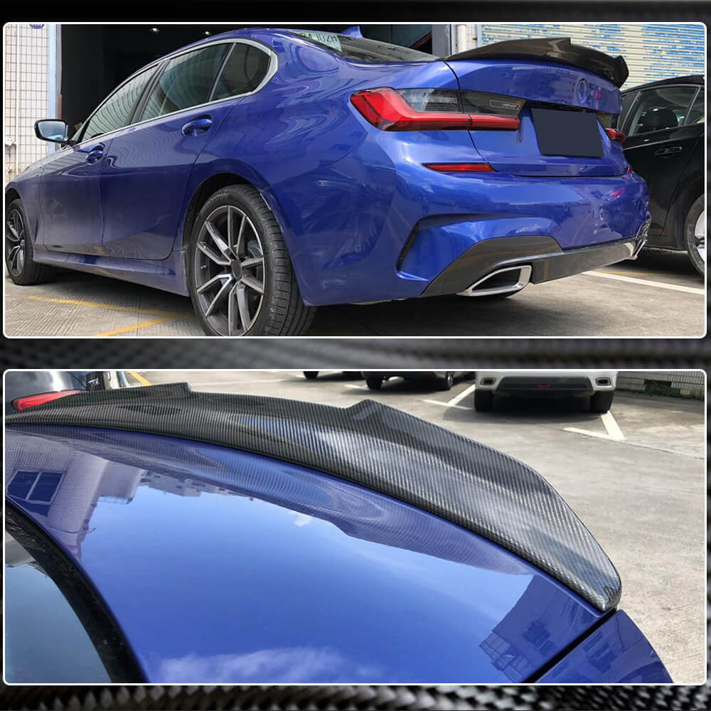 Rear Trunk Spoiler Carbon Fiber V13 (SD) for BMW 3 series G20/21 2018- - image 4