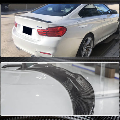 Rear Trunk Spoiler Carbon Fiber V7 (for F82) for BMW 4 series F-32 2012-2020 - image 4