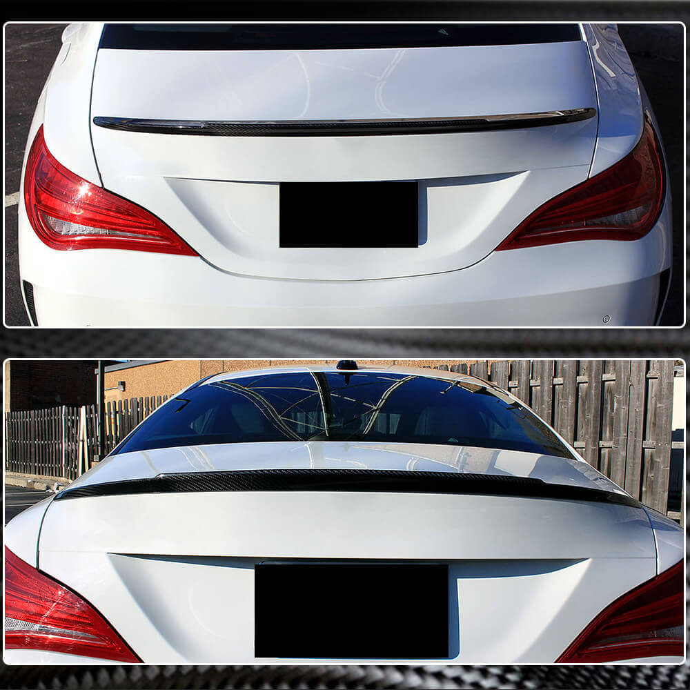 Spoiler V5 (SD, Carbon) for Mercedes CLA C117 2013-2019 - image 4