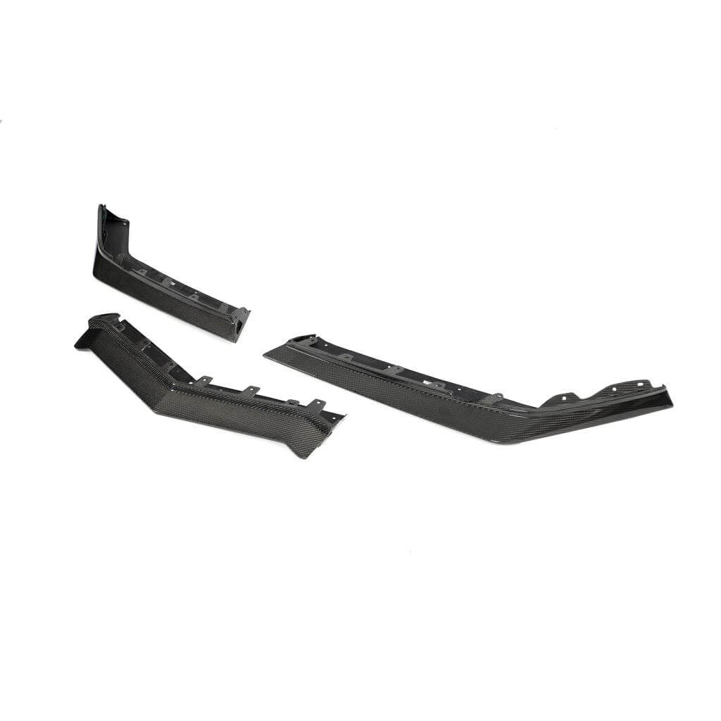 Front Bumper Lip Spoiler (for Z06, 2022-2024, Carbon) for Chevrolet Corvette C8 2019- - image 4
