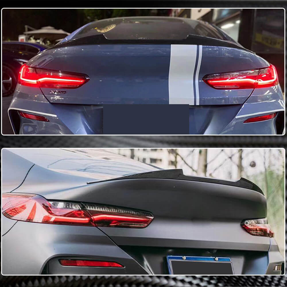 M4-Style Spoiler (for G16/F93, Carbon) for BMW 8 cерія G14/G15/G16 2018- - image 4