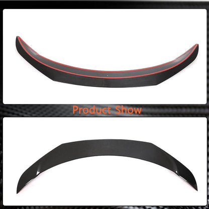 Rear Trunk Spoiler Dry Carbon Fiber v9 (2020-2023) for Tesla Model Y - image 4