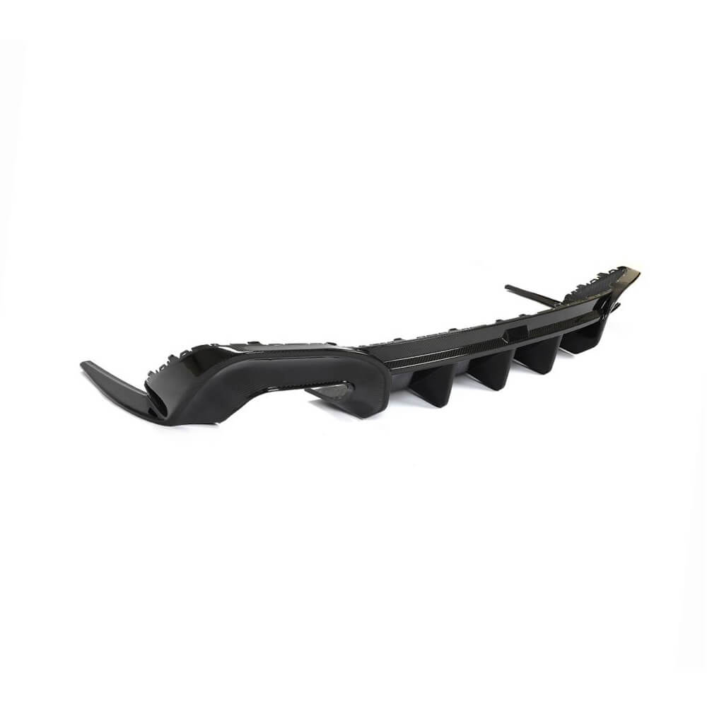 Rear Bumper Diffuser V2 (for S-Line, Carbon) for Audi A4 B10 2024- - image 4