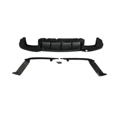 Rear Bumper Diffuser Carbon Fiber V4 (2017-2020, M-Sport) for BMW 5 Series G30/31 2017-2023 - image 4