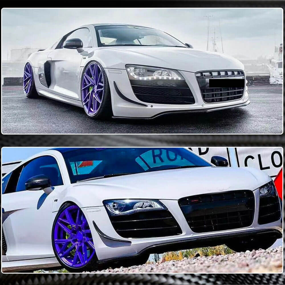 Front Bumper Vents Carbon Fiber for Audi R8 2006-2015 - image 4