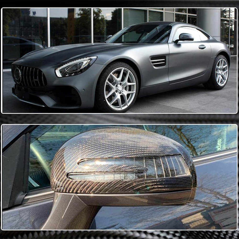 Mirror covers (Dry carbon) for Mercedes SLK R172 2011-2016 - image 4