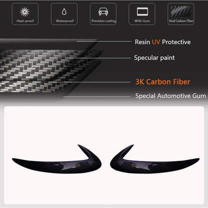 Rear Bumper Carbon Trim for GLE 350/GLE450/GLE63 2019-2023 for Mercedes GLE coupe C167 2019- - image 4