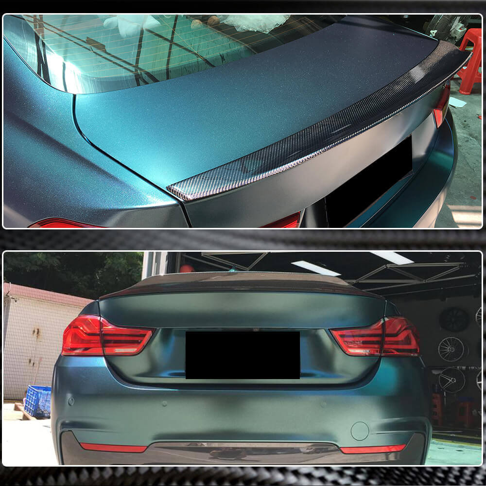 Rear Trunk Spoiler Carbon Fiber V5 (Coupe) for BMW 4 series F-32 2012-2020 - image 4